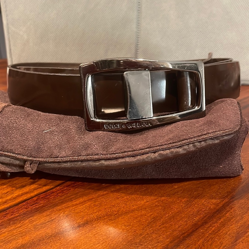Men’s dolce and gabana belt brown size 100